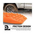 X-BULL 2PCS ORANGE Recovery Tracks Snow Tracks Mud tracks 4WD 