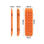 X-BULL 2PCS ORANGE Recovery Tracks Snow Tracks Mud tracks 4WD 
