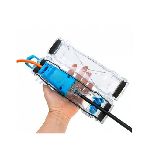 Protect your caravan's electrical system with the AMP-Fibian Weatherproof Caravan Surge Protector S1000DX 79696.