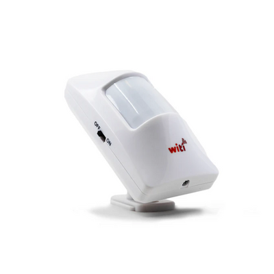 WiTi PIR motion sensor installed in caravan interior