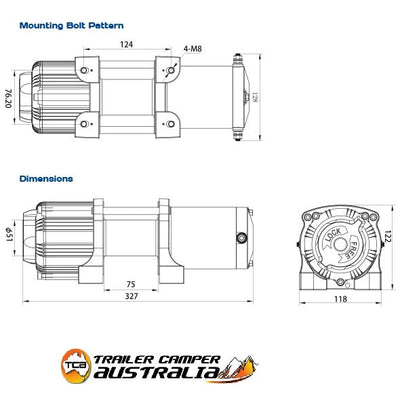 ARK XO Series Winch 4500