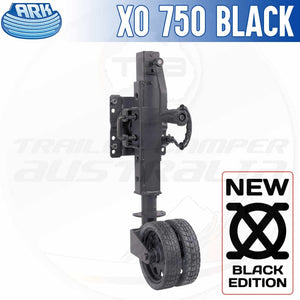 Ark XO 750B Off Road Jockey Wheel Black Edition Dual 8" Tyre ORJW750B