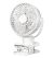 White USB Portable Camping Fan With LED Light And Remote Control